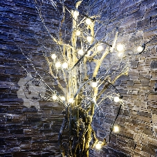 Гирлянда Neon-night LED Galaxy Bulb String 10м, черный каучук, 30 лампx6 LED теплый белый, влагостойкая IP65