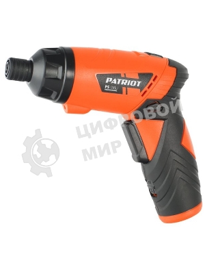 Отвертка аккумуляторная PATRIOT PS 136Li Li-Ion, 3.6 В/1,5 Ач, Реверс, 200 об/мин, 3,5 Нм, патрон: НЕХ 1/4