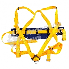 Удерживающе-страховочная привязь Сибртех модель УСП II,наплечные и набедренные лямки,высокий кушак