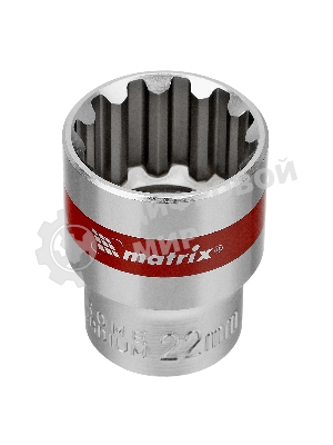 Набор универсальных торцевых головок Matrix 1/2