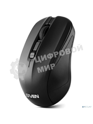 Мышь беспроводная SVEN RX-270W черный, 1600 dpi, радиоканал, USB, кнопки - 4