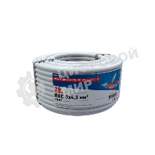 Провод соединительный ПВС Rexant 3x4,0 мм², длина 20 метров, ГОСТ 7399-97