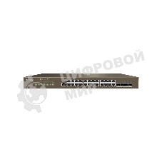 Коммутатор Tenda TEG3328F 24PORT 1000M 4SFP