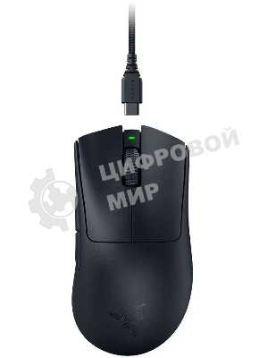 Мышь беспроводная/проводная Razer DeathAdder V3 Pro черный, 30000 dpi, радиоканал, USB, кнопки - 6