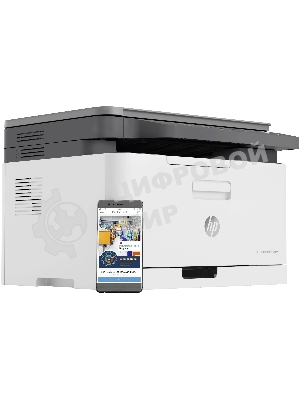 МФУ лазерное HP Color 178nw (4ZB96A), A4, цветной, печ. до 18 стр/мин. (ч/б) до 4 стр/мин. (цвет), 600 x 600 dpi, USB, RJ-45, Wi-Fi, Air Print, Mopria