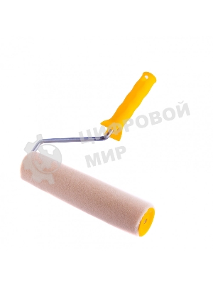 Валик Сибртех Лаки, 250 мм, ворс 5 мм, D 48 мм, D ручки 8 мм, велюр