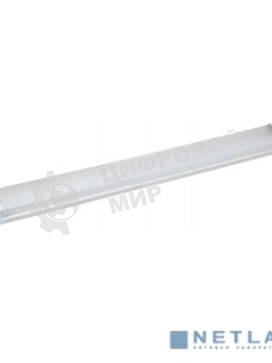 Светильник светодиодный IEK LDBO0-4011-18-4000-K01 ДБО 4011 18Вт 4000К IP20 600мм призма аналог люм.свет. 2х18, 600х62х24 мм, стальной корпус