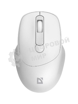 Мышь беспроводная Defender Feam MM-296 белый, 1600 dpi, радиоканал, USB, кнопки - 4