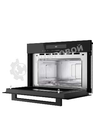 Встраиваемая микроволновая печь Kuppersberg, High-Tech, 34 л, гриль, 5 уровней мощности, 8 автоматических программ, многофункциональный таймер, размораживание, сенсорное управление, блокировка от детей, поворотный стол, черный