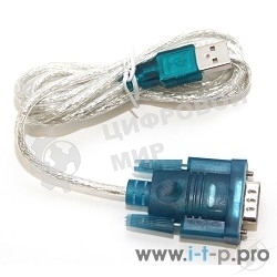 Кабель 5bites-адаптер UA-AMDB9-012 USB2.0/AM -> RS232(DB9)/M, 1.2м.