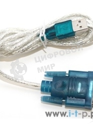 Кабель 5bites-адаптер UA-AMDB9-012 USB2.0/AM -> RS232(DB9)/M, 1.2м.