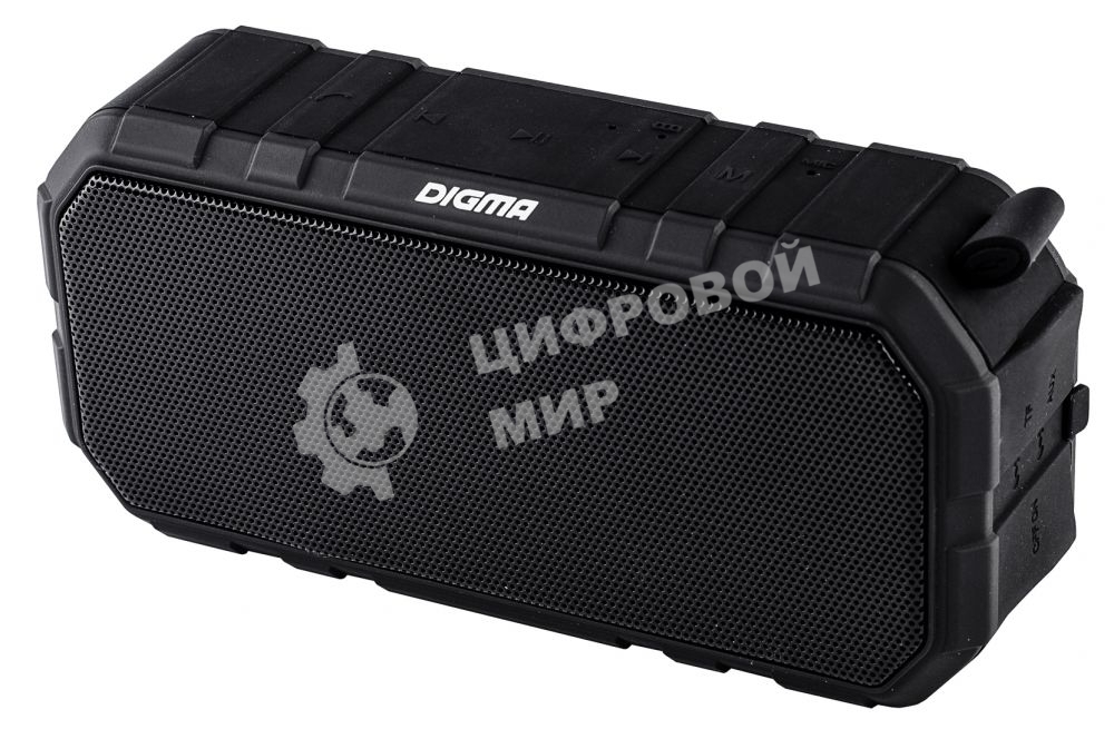 Колонка портативная Digma S-40 черный 10W 1.0 BT 2000mAh