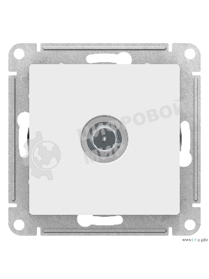 Механизм розетки TV AtlasDesign оконечный 1DB белый SchE ATN000191