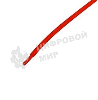 Трубка термоусадочная Rexant 10.0/5.0 1 м красный