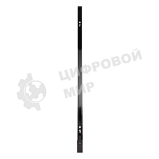 Шинопровод однофазный с кабельным вводом и заглушкой для трековых светильников Rexant 1 м черный