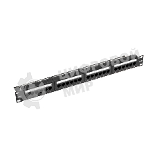 Панель коммутационная Rexant с кабельным органайзером 19