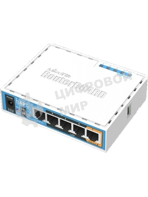 Роутер MikroTik RB952Ui-5ac2nD 2.4+5 ГГц, 802.11a/b/g/n/ac, MIMO 2x2, 5x Ethernet