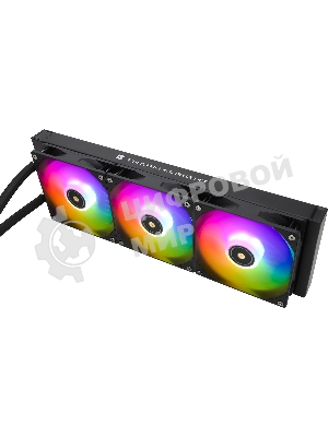 Система жидкостного охлаждения Thermalright Frozen Prism 360 ARGb Soc-AM5/AM4/1151/1200/2066/1700 черный 4-pin 27dB Al Ret (F-PRISM-360-BL-ARGb)