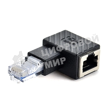 Удлинитель сетевого кабеля мама-папа угловой вправо