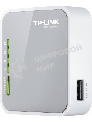 Маршрутизатор беспроводной TP-Link SOHO TL-MR3020 10/100BASE-TX