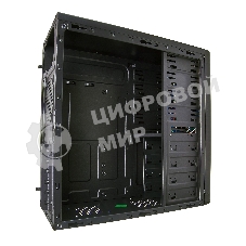Компьютерный корпус Miditower ExeGate XP-330U Black, ATX, (XP500, Black,120мм), 2хUSB+2хUSB 3.0, Audio