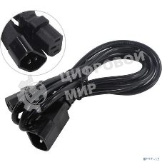 Кабель монитор-компьютер (UPS->уст-во) ExeGate Special EC-1,8S (С13->С14) 3x0.5, CCA, 1.8м