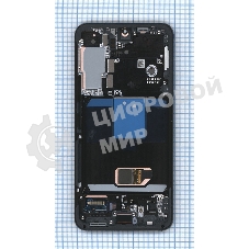 Дисплея для Samsung Galaxy S22 SM-S901B в сборе с тачскрином ServicePack, серый (GH82-27520E)