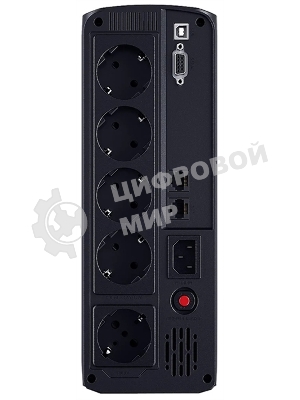 Источник бесперебойного питания UPS CyberPower VP1600ELCD Line-Interactive 1600VA/960W USB/RS-232/RJ11/45 (4 + 1 EURO)