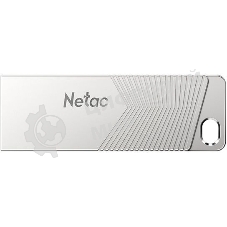 Флешка USB Netac UM1 (NT03UM1N-032G-32PN), 32Gb, USB 3.2, R/W 150/45, серебристый