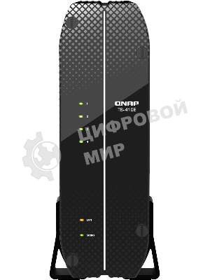Сетевое хранилище SMB QNAP TS-410E-8G NAS fanless 4 2.5 SSD trays. Intel Celeron J6412 4-core 2.0-2.6 GHz, 8 Gb RAM (max), 2x2.5 GbE, 4xUSB 3.2 Gen 2 (10Gbps),1xHDMI