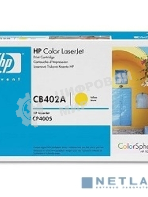 Картридж лазерный HP CB402A желтый CP4005