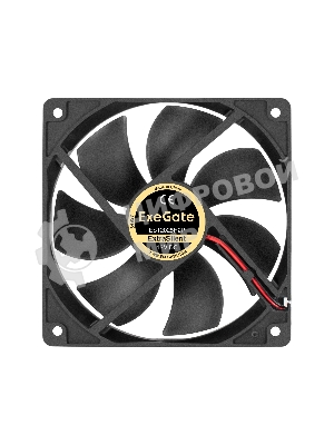 Вентилятор 12В DC ExeGate ExtraSilent ES12025H2P (120x120x25 мм, Hydraulic bearing (гидродинамический), 2pin, 1300RPM, 22dBA)