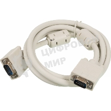 Кабель VGA 1.8м Ningbo SVGA 15M/15M феррит.кольца, CAB016S-06F
