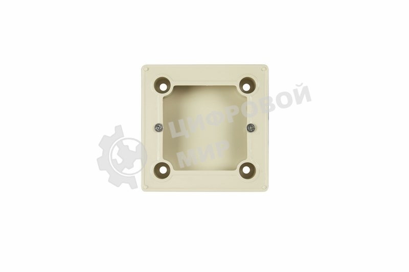 Бокс для накладного монтажа электроустановочных изделий Rexant, BN-01, бежевый