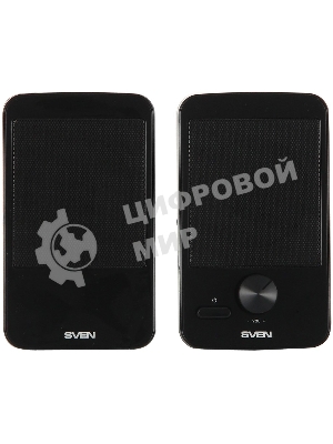 Акустическая система SVEN 312, черный 2.0, 100 – 20 000 Гц, 4Вт