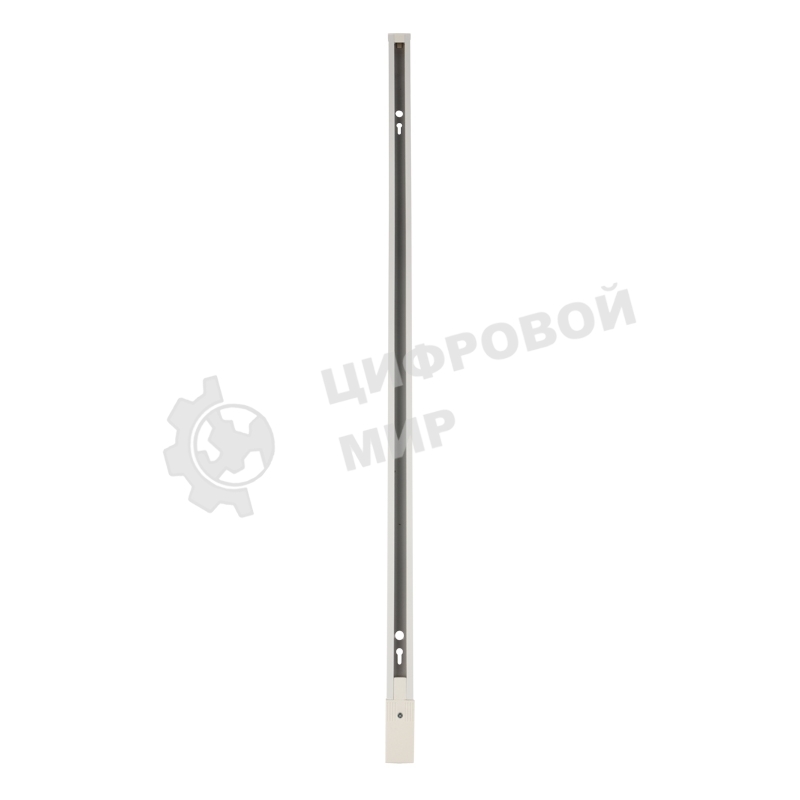 Шинопровод однофазный с кабельным вводом и заглушкой для трековых светильников Rexant 1 м белый с