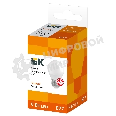 Лампа cветодиодная IEK LLE-G45-9-230-30-E27 ECO G45 шар 9Вт 230В 3000К E27