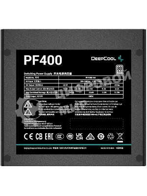 Блок питания Deepcool/GamerStorm PF400, 400Вт, 80 PLUS, 120мм, черный