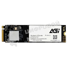 Накопитель SSD AGI AI198, 256Gb, PCIe 3.0 x4, M.2 2280, NVMe, R/W 1936/1217