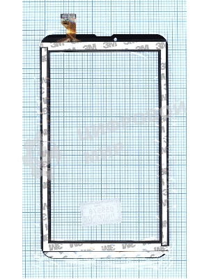 Сенсорное стекло (тачскрин) XC-PG0900-061-FPC-A2, черное