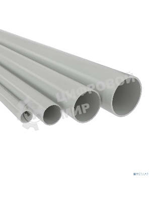 Труба ПВХ гладкая жесткая d20мм (т) (дл.3м) ДКС 63920