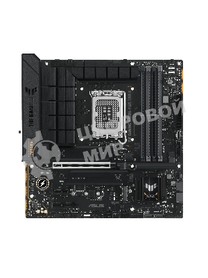 Материнская плата ASUS TUF GAMING B760M-PLUS WIFI II, LGA 1700, Intel B760, 4xDDR5, 4xSATA, 3xM.2, 1xPCIe 5.0 x16, 1xPCIe x4, 1xUSB-A 3.2 Gen 2, 2xUSB-A 3.2 Gen 1, 4xUSB 2.0, 1xUSB-C 3.2 Gen 2x2, 1x2.5Gb LAN, 5x3.5 мм, 7.1, Wi-Fi 6E, Bluetooth 5.3, mATX