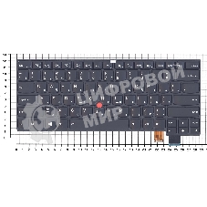Клавиатура для ноутбука Lenovo Thinkpad T460S T470S черная с подсветкой