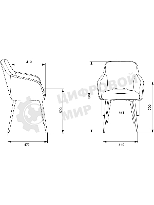 Кресло Бюрократ CH-380F черный, экокожа
