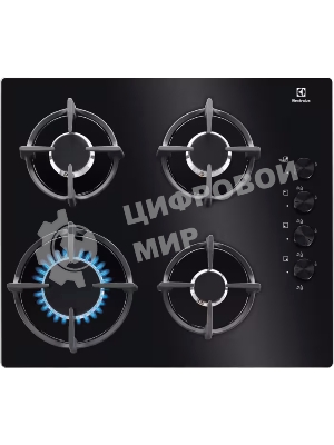 Газовая варочная панель Electrolux KGG6407K черный