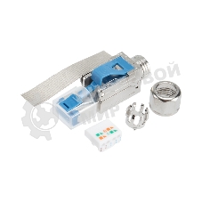 Разъем RJ-45(8P8C) Rexant полевой заделки под витую пару, FTP, CAT 6А (50 µ