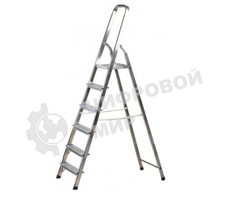 Стремянка Сибртех 6 ступеней алюминиевая
