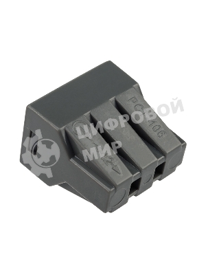 Экспресс-клемма с пастой Rexant 6-проводная до 2,5 мм², серый (50 шт./уп.) (773-306)