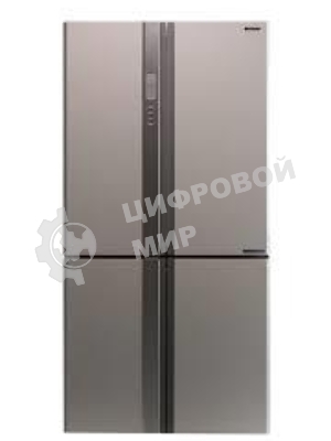 Холодильник Sharp SJ-EX98FBE бежевый трехкамерный 394/211 л морозилка снизу, No Frost, Side by Side