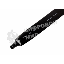 Трубка термоусаживаемая PROconnect ТУТ 18,0/9,0мм, черная, упаковка 50 шт. по 1м,